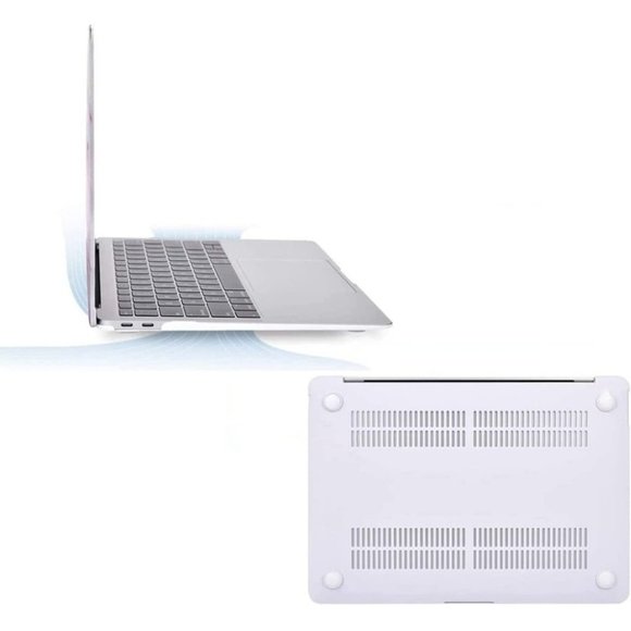 MacBook Air 13.3" Case 2019 2018 A1932 with  Retina Display Keyboard Cover - Picture 4 of 8